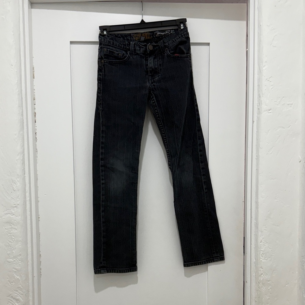 O'Neill Men's Dark Gray Straight Jeans